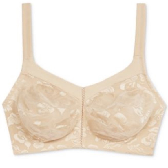 Wacoal Awareness Full Figure Seamless Wire Free Bra Sand 38D - Picture 3 of 10